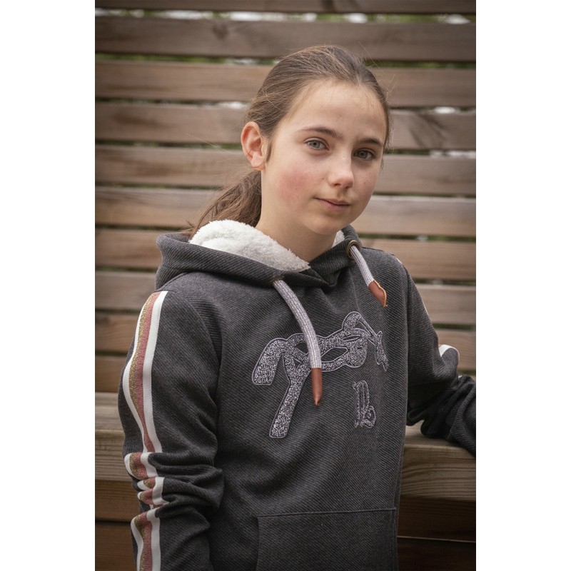 Sweat gris foncé femme hotsell