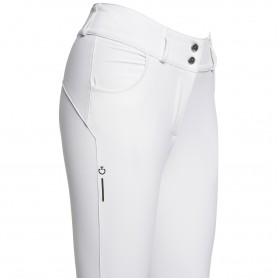 Pantalon Cavalleria Toscana taille haute "Revolution S" Blanc