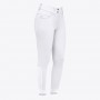 Pantalon CAVALLERIA TOSCANA Taille Haute "Motifs" Blanc