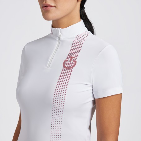 Polo de concours CAVALLERIA TOSCANA "Pop Art" Blanc