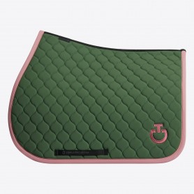 Tapis CAVALLERIA TOSCANA "Circular" Forest Green/ Candy Pink