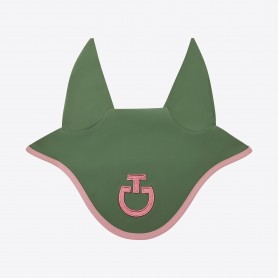 Bonnet en jersey CAVALLERIA TOSCANA Forest Green/ Candy Pink