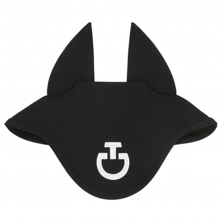 Bonnet en jersey oreilles anti bruit CAVALLERIA TOSCANA Noir