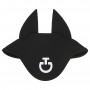 Bonnet en jersey oreilles anti bruit CAVALLERIA TOSCANA Noir