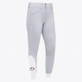 PANTALON CAVALLERIA TOSCANA taille haute Light Grey