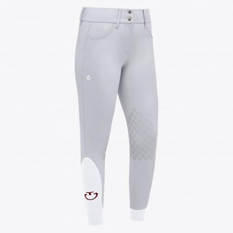 PANTALON CAVALLERIA TOSCANA taille haute Light Grey