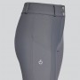 Pantalon taille haute CAVALLERIA TOSCANA "Perforated Insert" Gris Anthracite