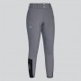 Pantalon taille haute CAVALLERIA TOSCANA "Perforated Insert" Gris Anthracite