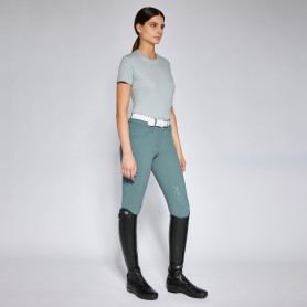 T-Shirt "Coton Break Off" Cavalleria Toscana Light Grey femme