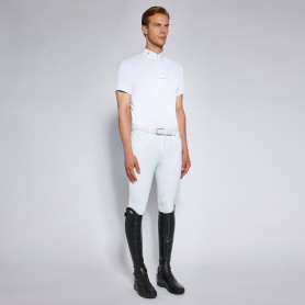 Polo de concours  Cavalleria Toscana Blanc homme