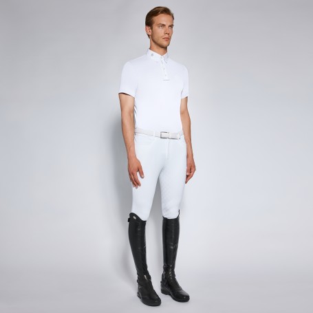 Polo de concours  Cavalleria Toscana Blanc homme