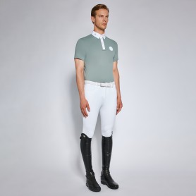 Polo de concours  Cavalleria Toscana Gris homme