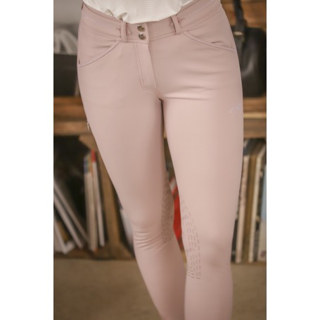 Pantalon PENELOPE "ELEGANCE" Rose Poudré