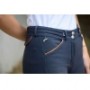 Pantalon PENELOPE "Point Sellier" Myrtille