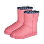 Bottines Fourrées E.L.T "RAINLESS" Rose