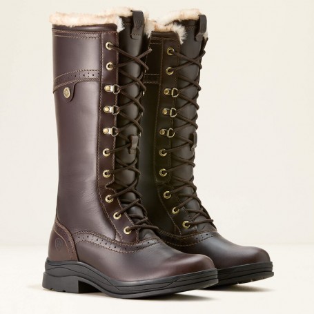 Bottes de Campagne Fourrées "WITHBURN II SHERPA" ARIAT Marron