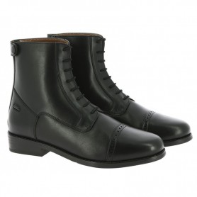 Boots d'Équitation en Cuir "ORIGIN" ÉQUITHÈME Noir