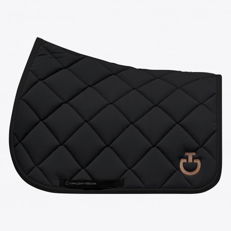 Tapis CAVALLERIA TOSCANA "Diamond Jersey" Noir/ Mocca
