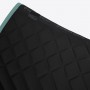 Tapis CAVALLERIA TOSCANA "Diamond and Lines" Noir/ Mint Green