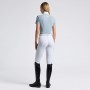 Chemise de concours Cavalleria Toscana "Perforated Jersey Insert" Sky Blu