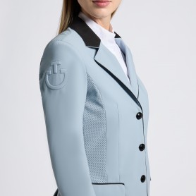 Veste de concours "GP Perforated" CAVALLERIA TOSCANA Sky Blu