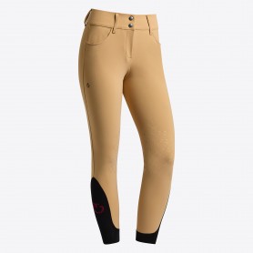 Pantalon CAVALLERIA TOSCANA taille haute Tan