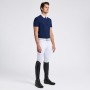 Polo de concours "Perforated Pocket" Cavalleria Toscana Midnight Blu