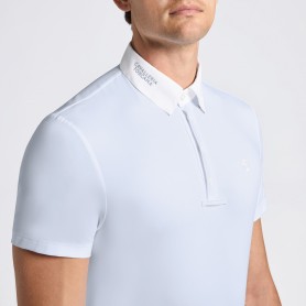 Polo de concours "3D Logo" Cavalleria Toscana Bleu Chiné