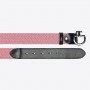 Ceinture Élastique et Cuir CAVALLERIA TOSCANA Rose Sakura