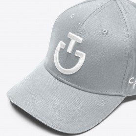 Casquette CAVALLERIA TOSCANA Light Grey Logo Blanc