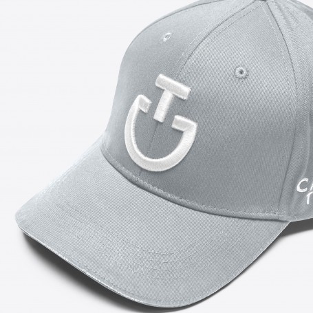 Casquette CAVALLERIA TOSCANA Light Grey Logo Blanc