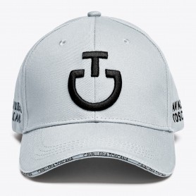 Casquette CAVALLERIA TOSCANA Light Grey Logo Noir