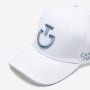 Casquette CAVALLERIA TOSCANA Blanche Logo Sky Blu