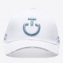 Casquette CAVALLERIA TOSCANA Blanche Logo Sky Blu