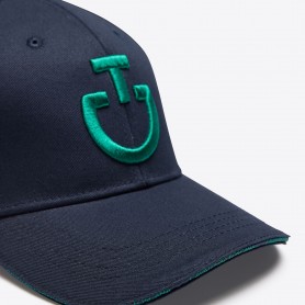 Casquette CAVALLERIA TOSCANA Marine Logo Vert