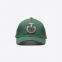 Casquette CAVALLERIA TOSCANA Forest Green logo Candy Pink