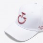 Casquette CAVALLERIA TOSCANA Blanche logo Candy Pink