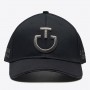 Casquette CAVALLERIA TOSCANA Noire logo Anthracite