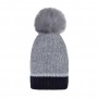 Bonnet Fin à Pompon Kingsland "STACY" Gris