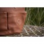 Sac en Cuir "Maisons-Laffitte" PÉNÉLOPE Cognac