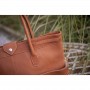 Sac en Cuir "Maisons-Laffitte" PÉNÉLOPE Cognac