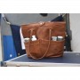 Sac en Cuir "Maisons-Laffitte" PÉNÉLOPE Cognac