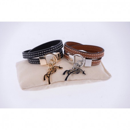 Bracelet Cuir "Signature" PÉNÉLOPE