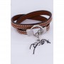 Bracelet Cuir "Signature" PÉNÉLOPE