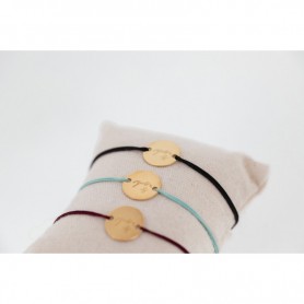 Bracelet Cordon "Zoé" PÉNÉLOPE Plaqué or