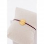 Bracelet Cordon "Zoé" PÉNÉLOPE Plaqué or