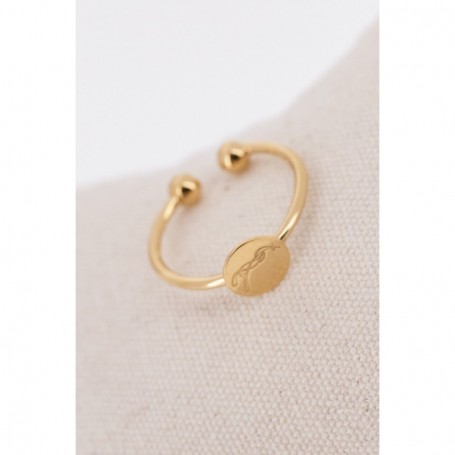 Bague "Mona" PÉNÉLOPE Plaqué Or