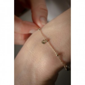 Bracelet "Eugénie" PÉNÉLOPE Plaqué Or