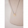 Collier corde "Adelya" PÉNÉLOPE Plaqué Or