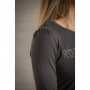 T-Shirt Manches Longues PÉNÉLOPE "Lovely" Anthracite